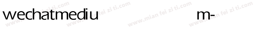 wechat medium字体转换
